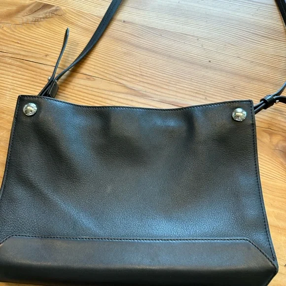 Rag & Bone Black Leather Crossbody Bag - Picture 3 of 5